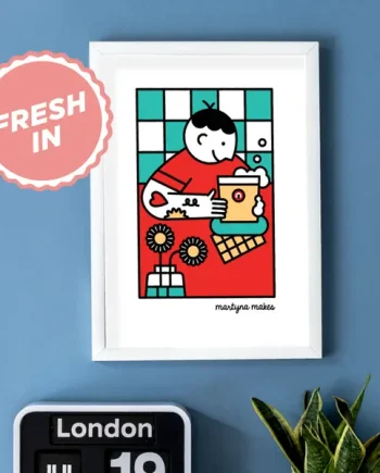 Martyna Makes Kitchen Print