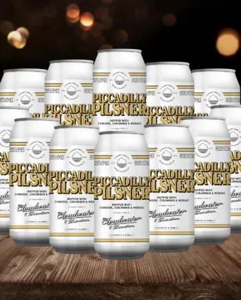 Cloudwater Piccadilly Pilsner British Craft Beer (12 Pack)
