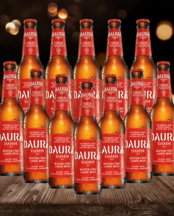 Estrella Daura Gluten Free Lager 330ml Bottles 5.4% ABV (12 Pack)