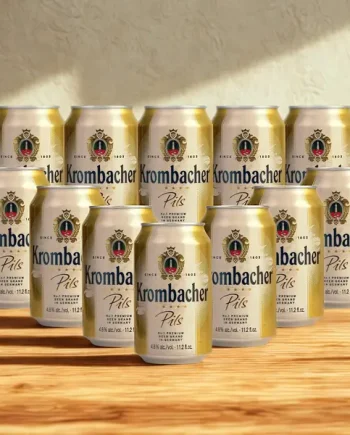 Krombacher Pils German Premium Lager 330ml Cans (Multipack) - 4.8% ABV