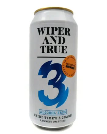 Wiper & True x Elusive Third Times A Charm Alcohol Free West Coast IPA 0.5% (440ml can)