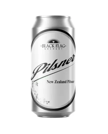 Black Flag Brewery New Zealand Pilsner 4.5% 440ml