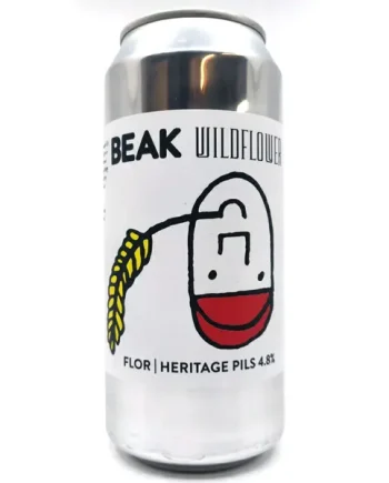 Beak Brewery x Wildflower Flor Heritage Pils 4.8% (440ml can)