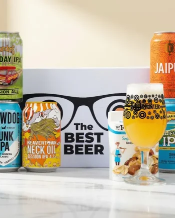 Best of IPA Craft Beer 5 Can Gift Pack with Glass