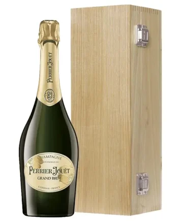 Perrier Jouet Grand Brut Champagne 75cl Oak Luxury Gift Boxed