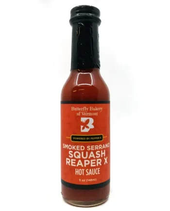 Butterfly Bakery Smoked Serrano Squash Reaper X Hot Sauce (148ml)