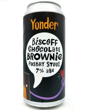 Yonder Biscoff Chocolate Brownie Pastry Stout 7% (440ml can)