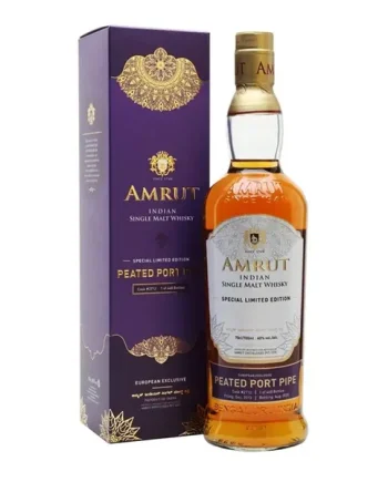 Amrut Peated Port Pipe Single Malt Whisky 70cl