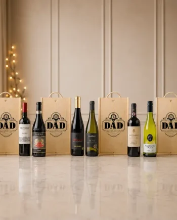 Best Dad Wine Gift Set – Premium Red & White Wine Selection