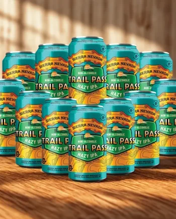 Sierra Nevada Trail Pass Non-Alcoholic Hazy IPA 355ml Cans – 0.5% ABV (12 Pack)