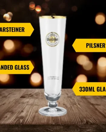 Warsteiner Pilsner Authentic 330ml Chalice Glass