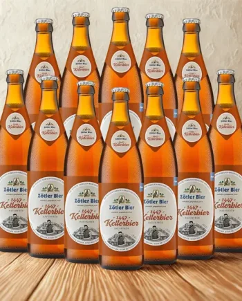Zötler 1447 German Kellerbier 500ml Bottles - 4.9% ABV (12 Pack) - BBD 08/10/26
