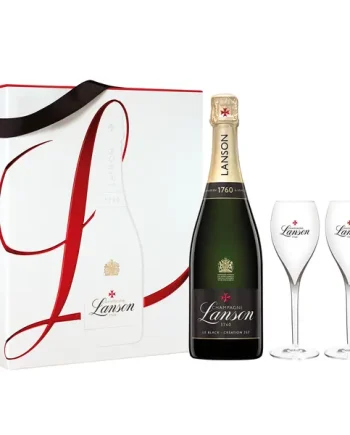 Lanson Le Black Creation 75cl and 2 Flutes Pack