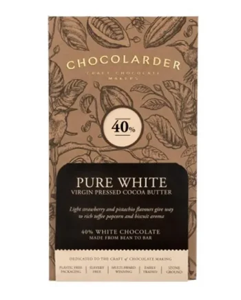 Chocolarder Blonde 40% White Chocolate 70g