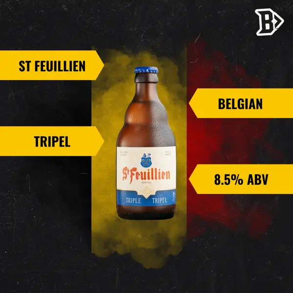 St Feuillien Belgian Tripel 330ml Bottles - 8.5% ABV (Multipack)