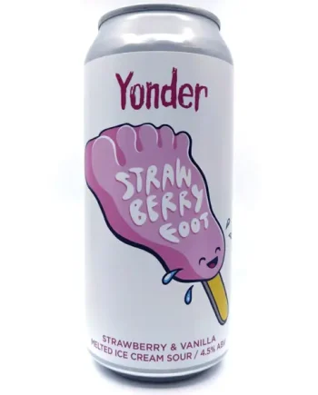 Yonder Strawberry Foot Pastry Sour 4.5% (440ml can)