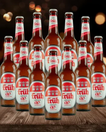 Früh Kölsch 0.0% Alcohol Free Beer 330ml Bottles (Multipack)