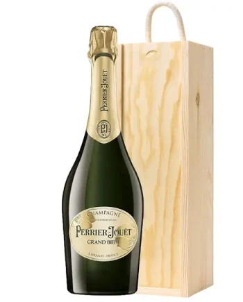 Perrier Jouet Grand Brut Champagne 75cl In Pine Gift Box