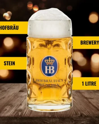 Hofbräu Official 1ltr Branded Stein