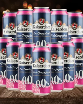 Kaiserdom Pink Grapefruit German Alcohol Free Weissbier 500ml Cans - 0.0% (Multipack)