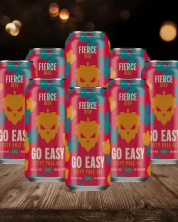 Fierce Beer Session Pale Ale Go Easy 440ml Cans - 4.2% ABV (8 Pack)