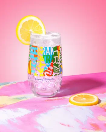 Abstrakt Vodka Glass
