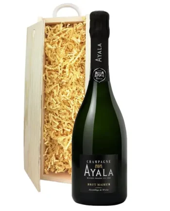 Ayala Brut Majeur Champagne NV 75cl In Pine Gift Box