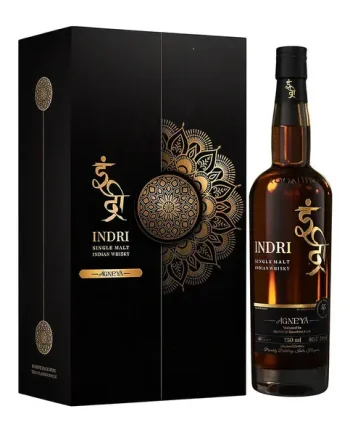 Indri Agneya Indian Single Malt Whisky Gift Pack 70cl