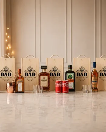 Best Dad Aperitif & Liqueur Gift Set – Premium Spirits Selection with Glasses