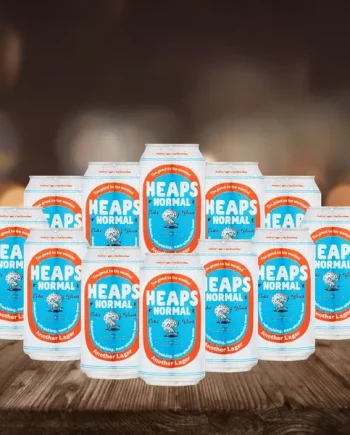 Heaps Normal Another Lager Non-alcoholic 375ml Cans - 0.5% ABV (Multipack)
