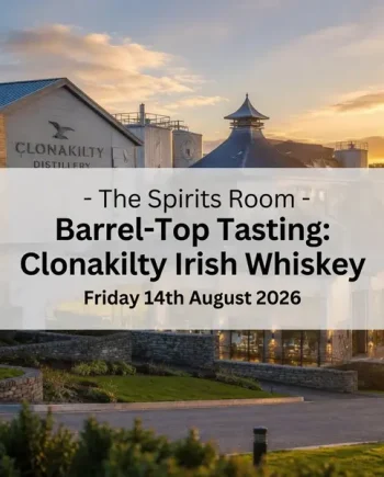 Barrel-Top Clonakilty Whiskey Distillery from Ireland - Friday 14th August 2026