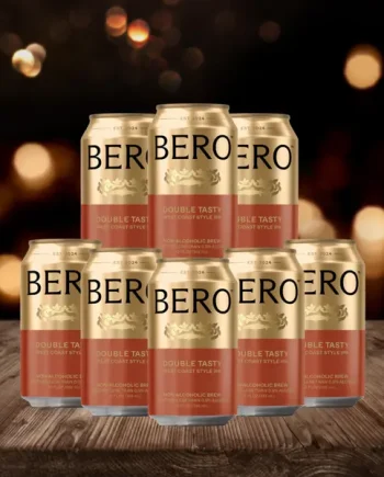 BERO Double Tasty West Coast IPA 355ml Cans – 0.5% ABV (8 pack)