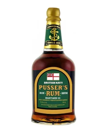 Pussers Rum British Navy Select Aged 151 Rum 70cl