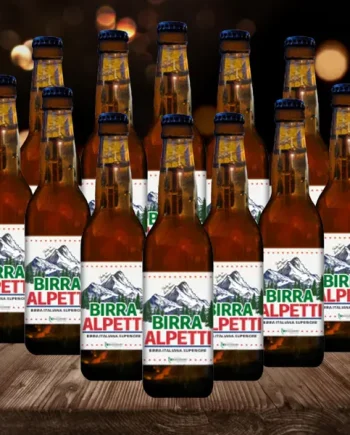 Birra Alpetti Italian Lager 330ml Bottles - 4.7% ABV (12 Pack)