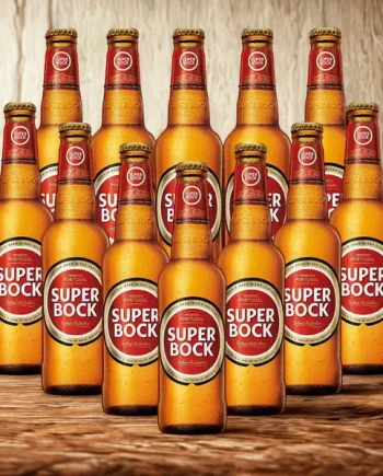Super Bock Portuguese Lager 330ml Bottles - 4.7% ABV (Multipack)