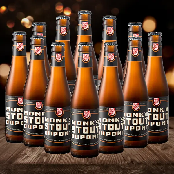 Brasserie Dupont Belgian Monks Stout 330ml Bottles - 5.2% ABV (12 Pack)