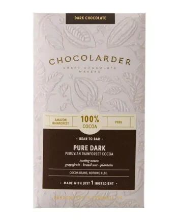 Chocolarder 100% Pure Dark Chocolate 70g