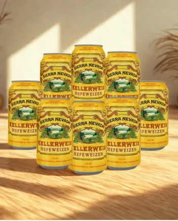 Sierra Nevada Kellerweis Hefeweizen – American German-Style Wheat Beer (8 Pack)