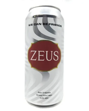 We Can Be Friends Zeus Lager 0.5% (440ml can)
