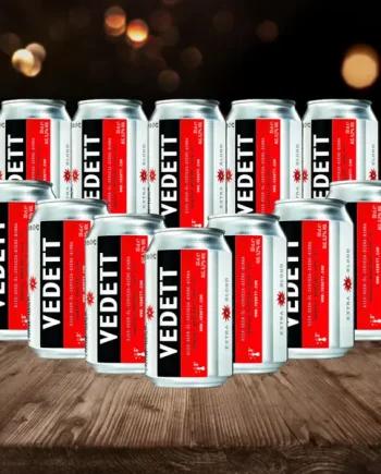 Vedett Belgian Extra Blond Beer 330ml Cans - 5.2% ABV (12 Pack)