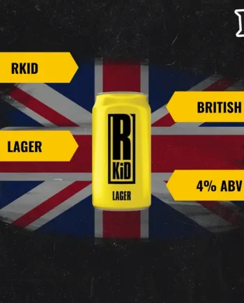 RKiD Brewery British Lager 330ml Cans - 4.0% ABV (12 Pack)