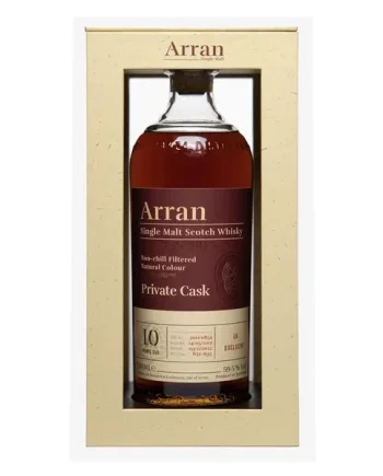 Arran Single Cask 2012 10 Year Old 59.5% Cask 12/0854 70cl