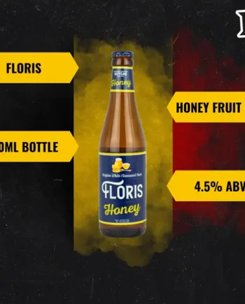 Floris Honey Belgian Fruit Beer 330ml Bottles - 4.5% ABV (Multipack)