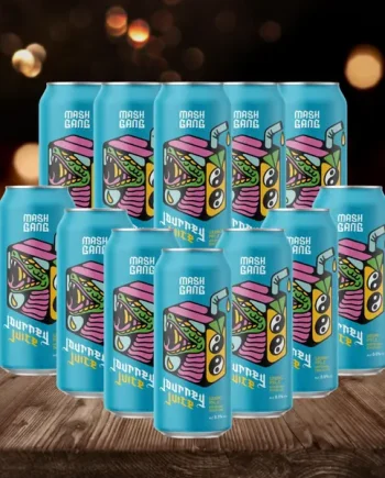 Mash Gang Journey Juice American Low Alcohol Mango Pale Ale 440ml Cans - 0.5% ABV (12 Pack)