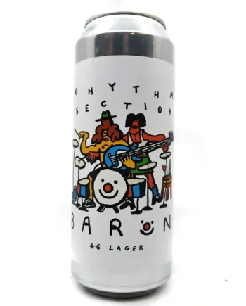 Baron Brewing   Rhythm Section Lager 4.6% (500ml can)