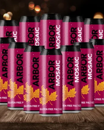 Arbor Ales British Mosaic Gluten Free Pale Ale 568ml Cans - 4.00% ABV (12 Pack)
