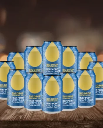 Big Drop Reef Point Non-Alcoholic Lager 330ml Cans - 0.5% ABV (Multipack)