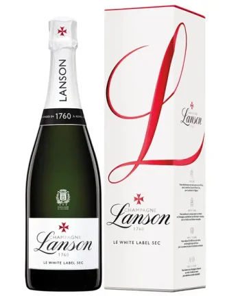 Lanson Le White Label Sec Champagne 75cl
