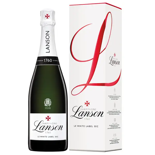 Lanson Le White Label Sec Champagne 75cl