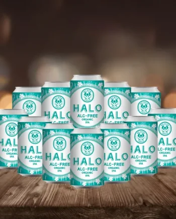 Black Isle Halo Organic Alcohol Free IPA 330ml Cans - 0.3% ABV (12 Pack)